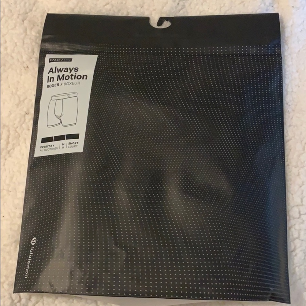 Lulu lemon men’s medium boxers